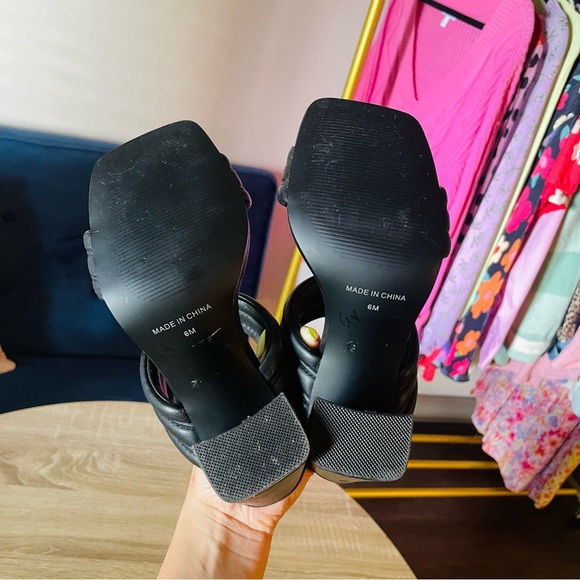 Steve Madden Tahani Square Toe Sandal Heel - Picture 6 of 9